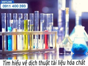 Tìm hiểu về dịch thuật tài liệu hóa chất