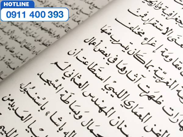 Thông tin chi tiết về dịch thuật tiếng Ả Rập 2023