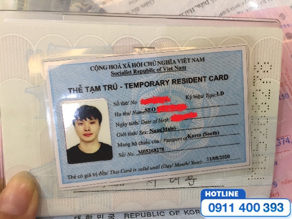 Thẻ tạm trú được cấp cho công dân nước ngoài nhập cảnh vào Việt Nam trong thời gian dài